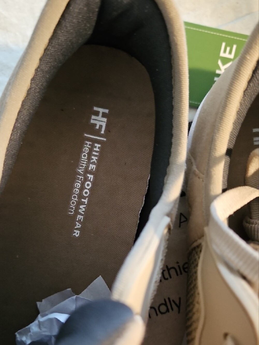 HF Women’s Lightweight Beige Knit Sneakers - Picture 2 of 6